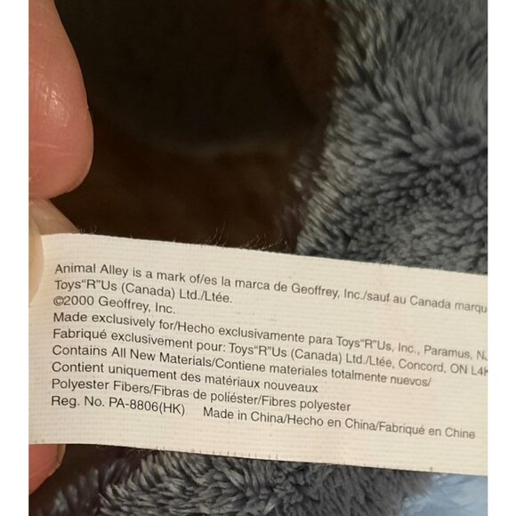 Vintage Animal Alley Dolphin Plush Toy From Toys"R"Us - Cute  Flippered Friend‎ - Picture 7 of 7